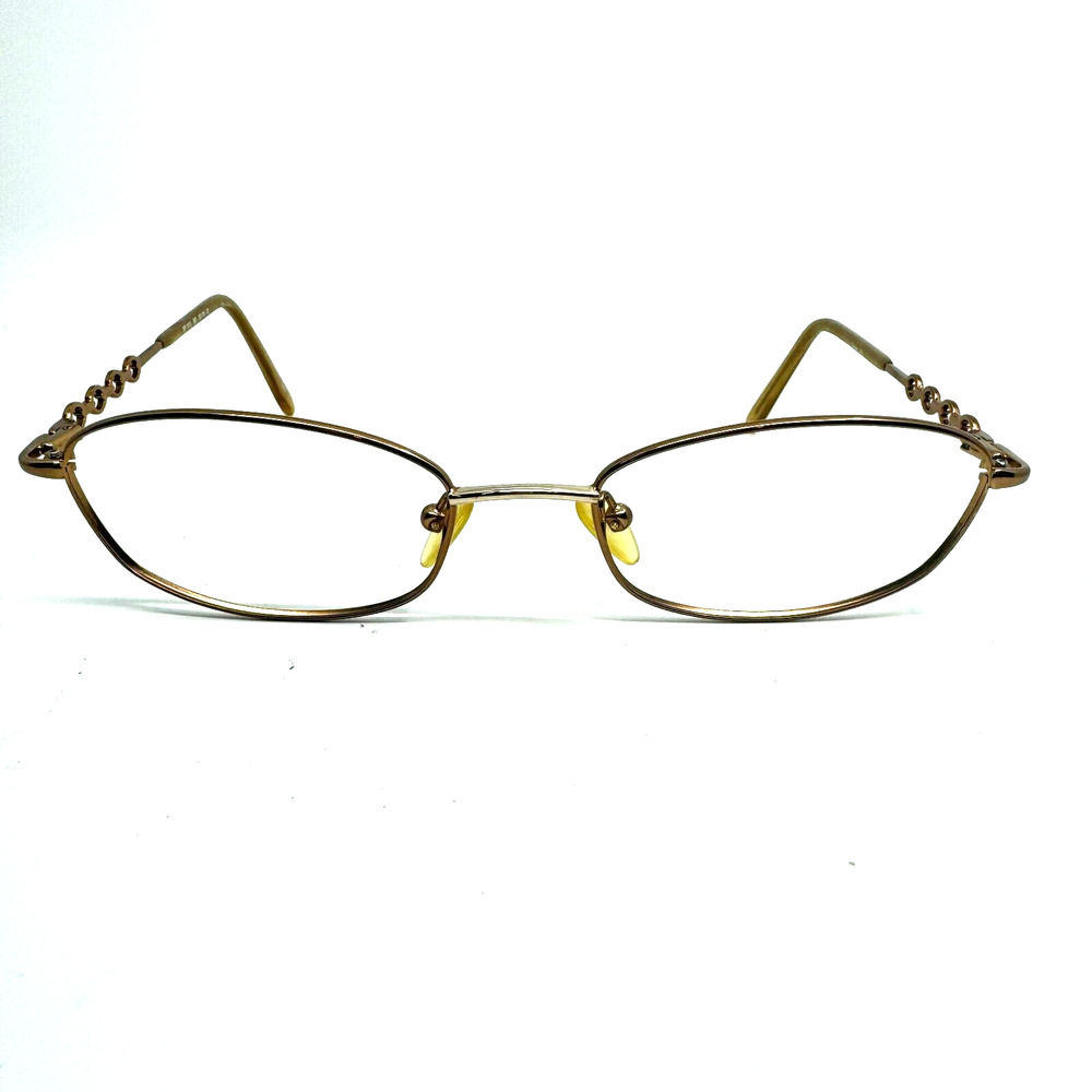 Splendor SP 512 BR 52-18-135 Brown Metal Full Rim Eyeglasses Frame H10177‎